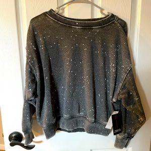 Distressed “Paint Speckled” Sweater